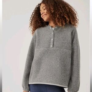 Outdoor Voices MegaFleece Snap Up Hoodie Sz S